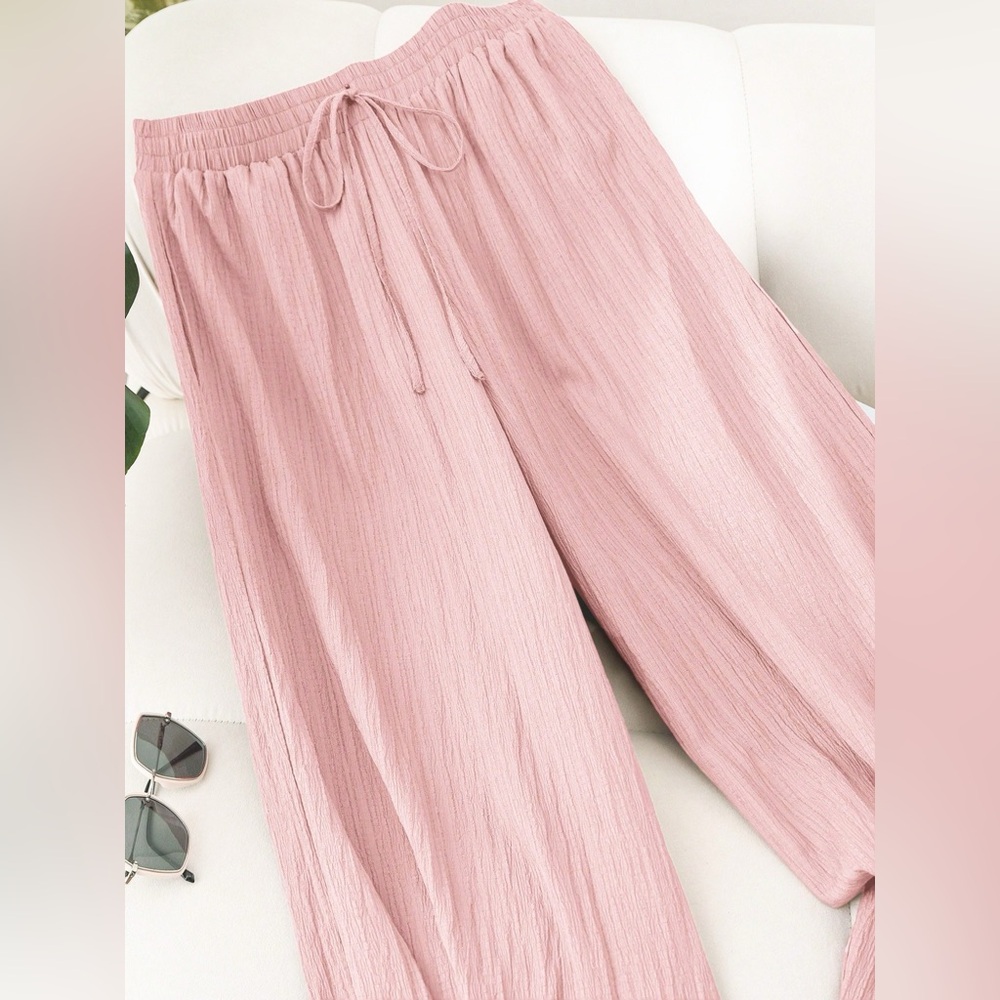 Drawstring Wide Leg Pants - Picture 5 of 6